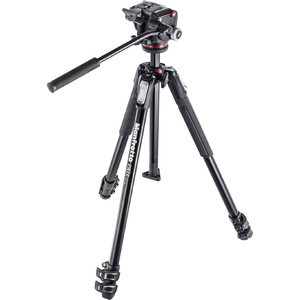 Manfrotto Treppiede Aluminio MK190X3-2W con testa 2 vie