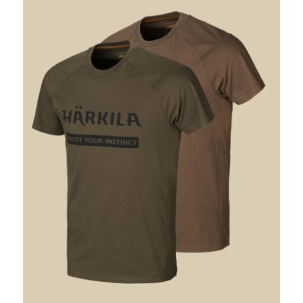 Härkila Logo T-Shirt 2er-pack ASDO Gr. L