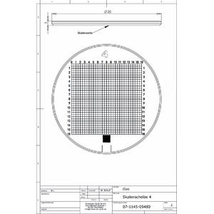 Schweizer Lente d`Ingrandimento Scala 4 per lenti d'ingrandimento da appoggio Tech-Line