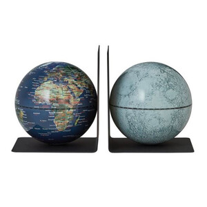 TROIKA Globo BookGlobe Earth Moon 13cm