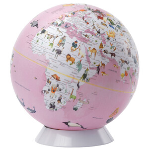 TROIKA Globo Wildlife World Pink 25cm