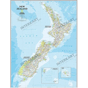 National Geographic Mappa New Zealand (60 x 77 cm)