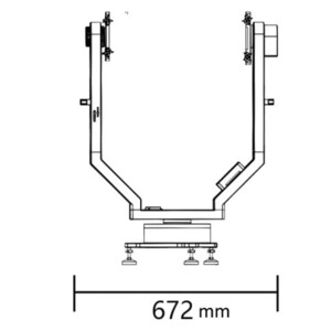 Montatura iOptron Montierung HAZ130 Strain Wave Alt-AZ